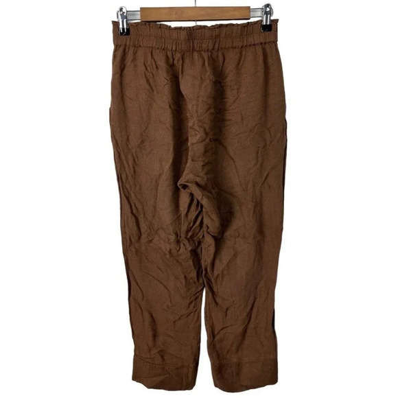Maria Stanley Kheller Trouser Pants Brown Size Medium Viscose Women’s - Picture 2 of 6